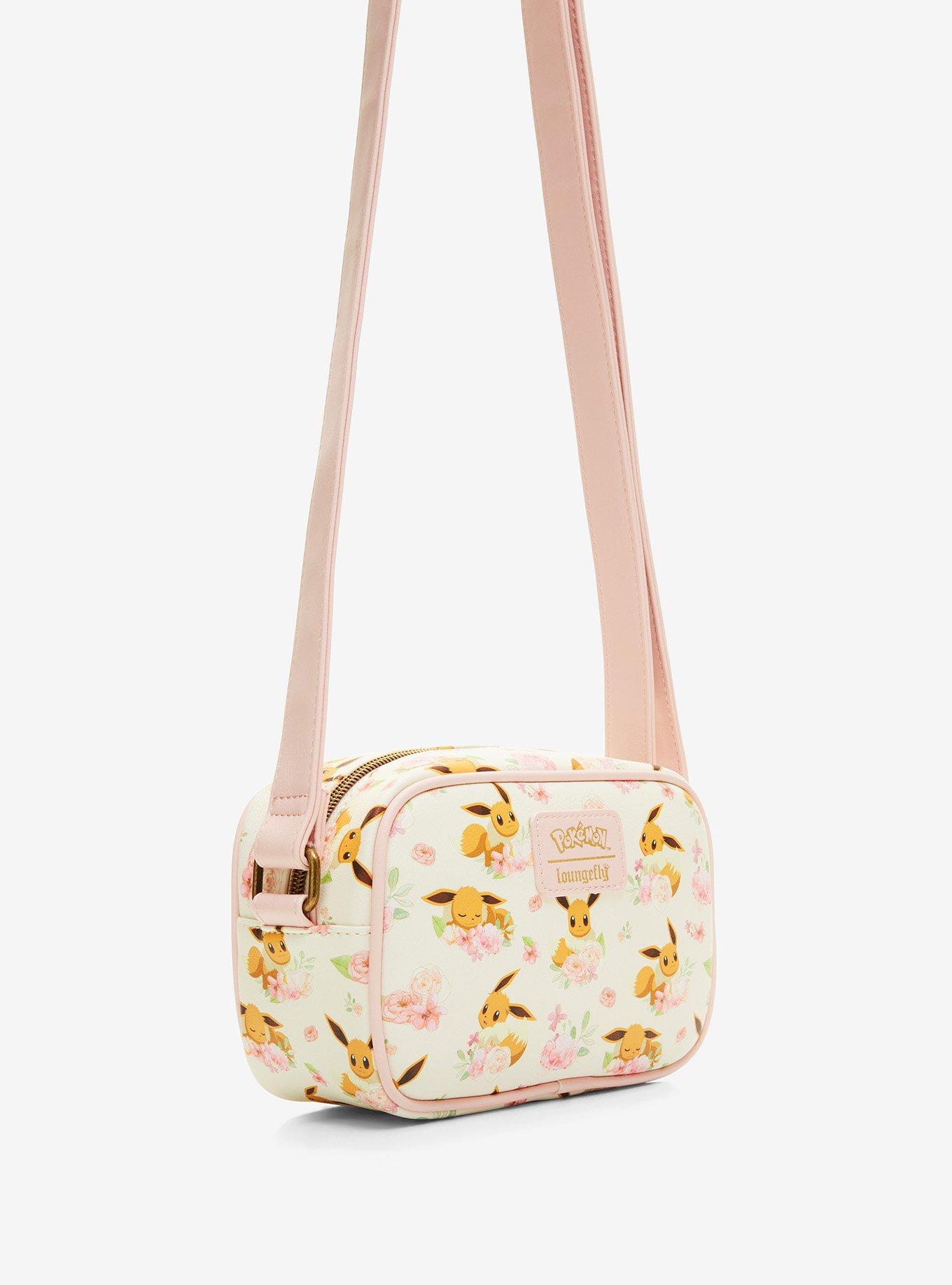Loungefly Pokemon Eevee Roses Crossbody Bag, , alternate