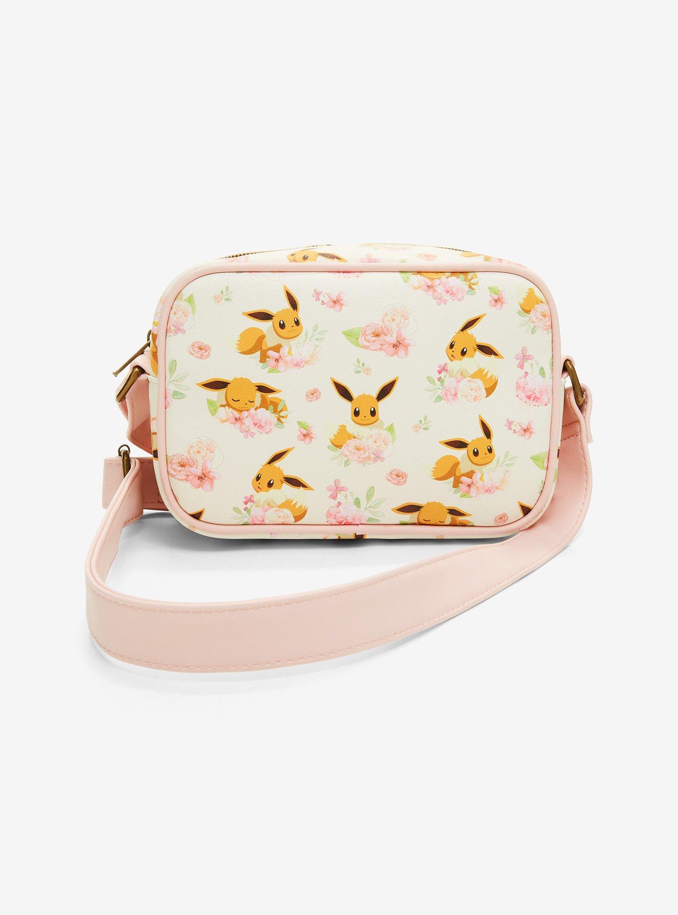 Loungefly Pokemon Eevee Roses Crossbody Bag, , alternate