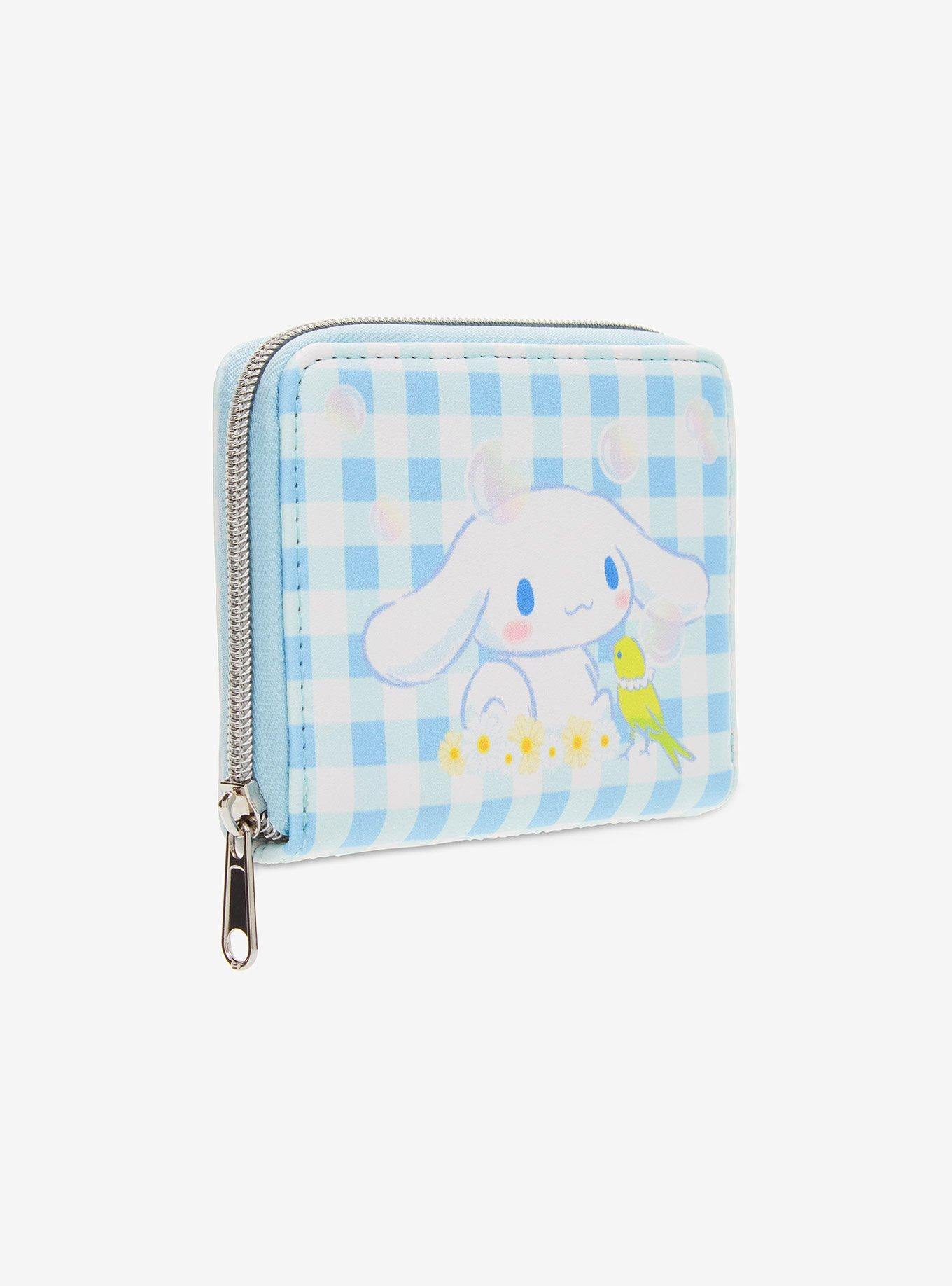 Loungefly Cinnamoroll Daisy Gingham Mini Zip Wallet, , alternate