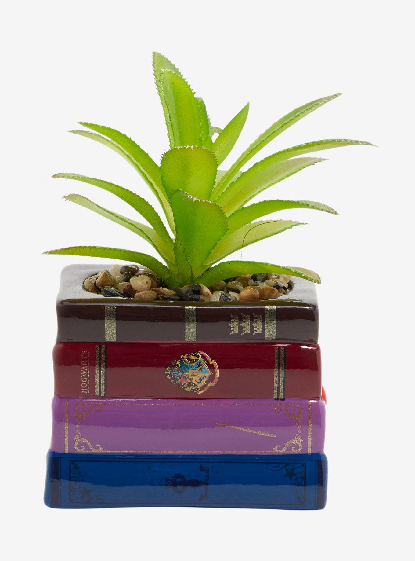 Harry Potter Books Faux Mini Planter, , alternate