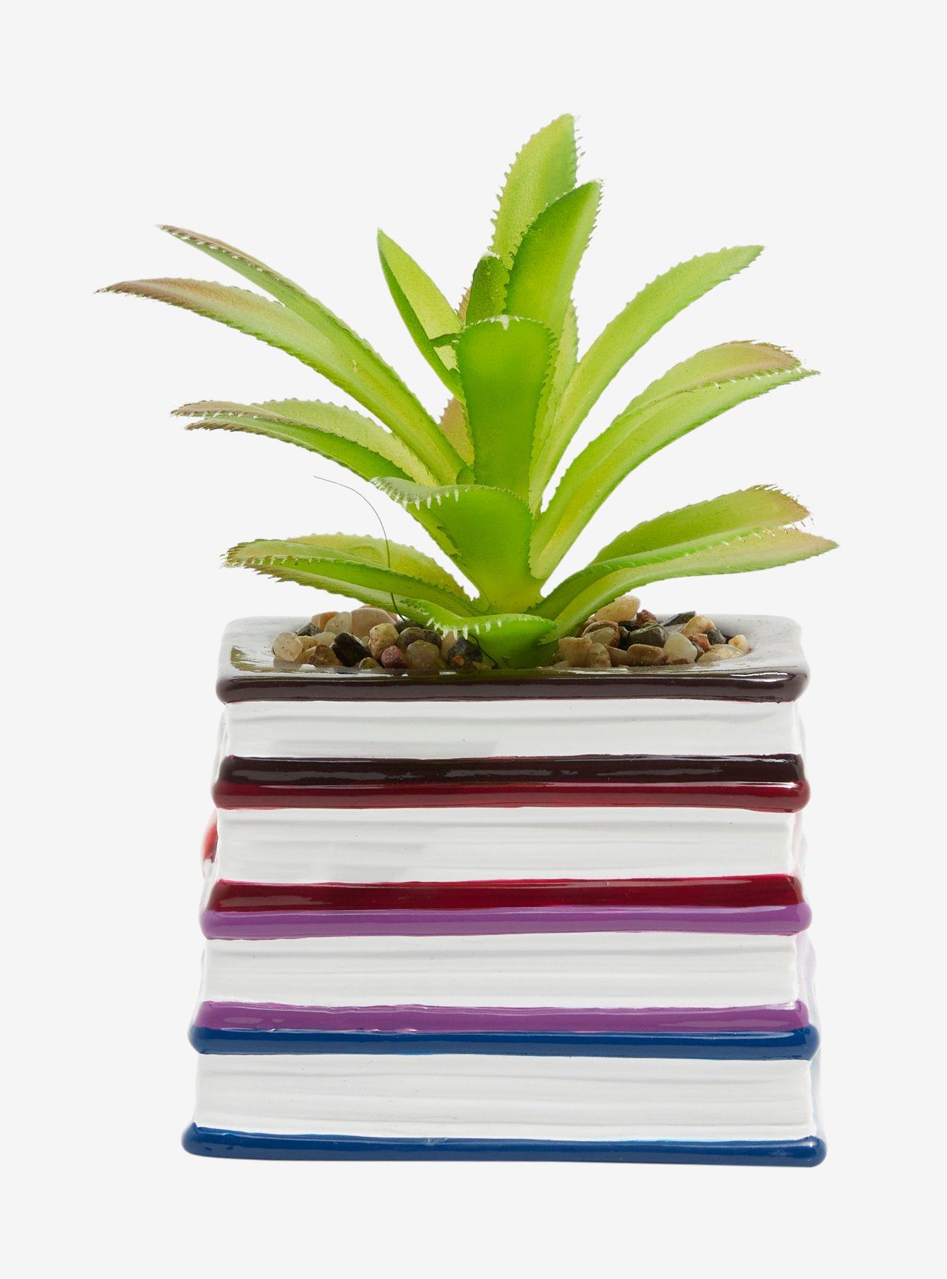 Harry Potter Books Faux Mini Planter, , alternate