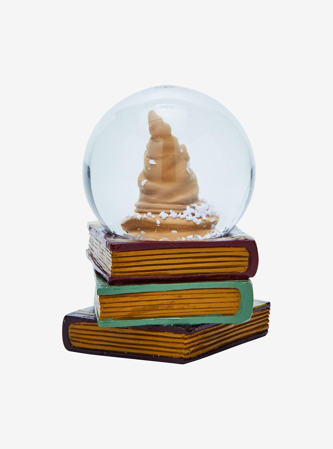 Harry Potter Book Stack Sorting Hat Mini Snow Globe, , alternate