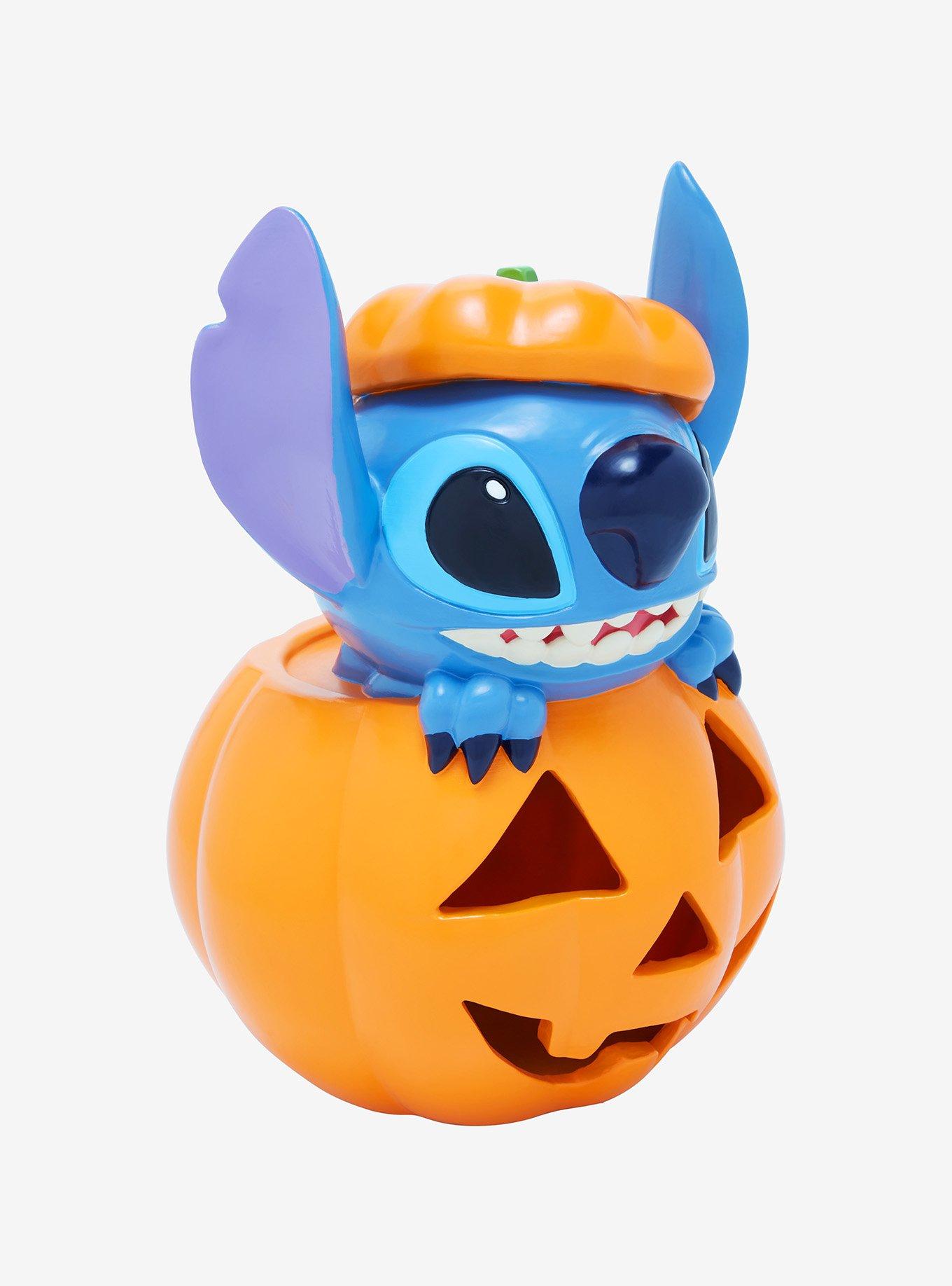 Disney Lilo & Stitch Pumpkin Stitch Light-Up Garden Statue, , alternate