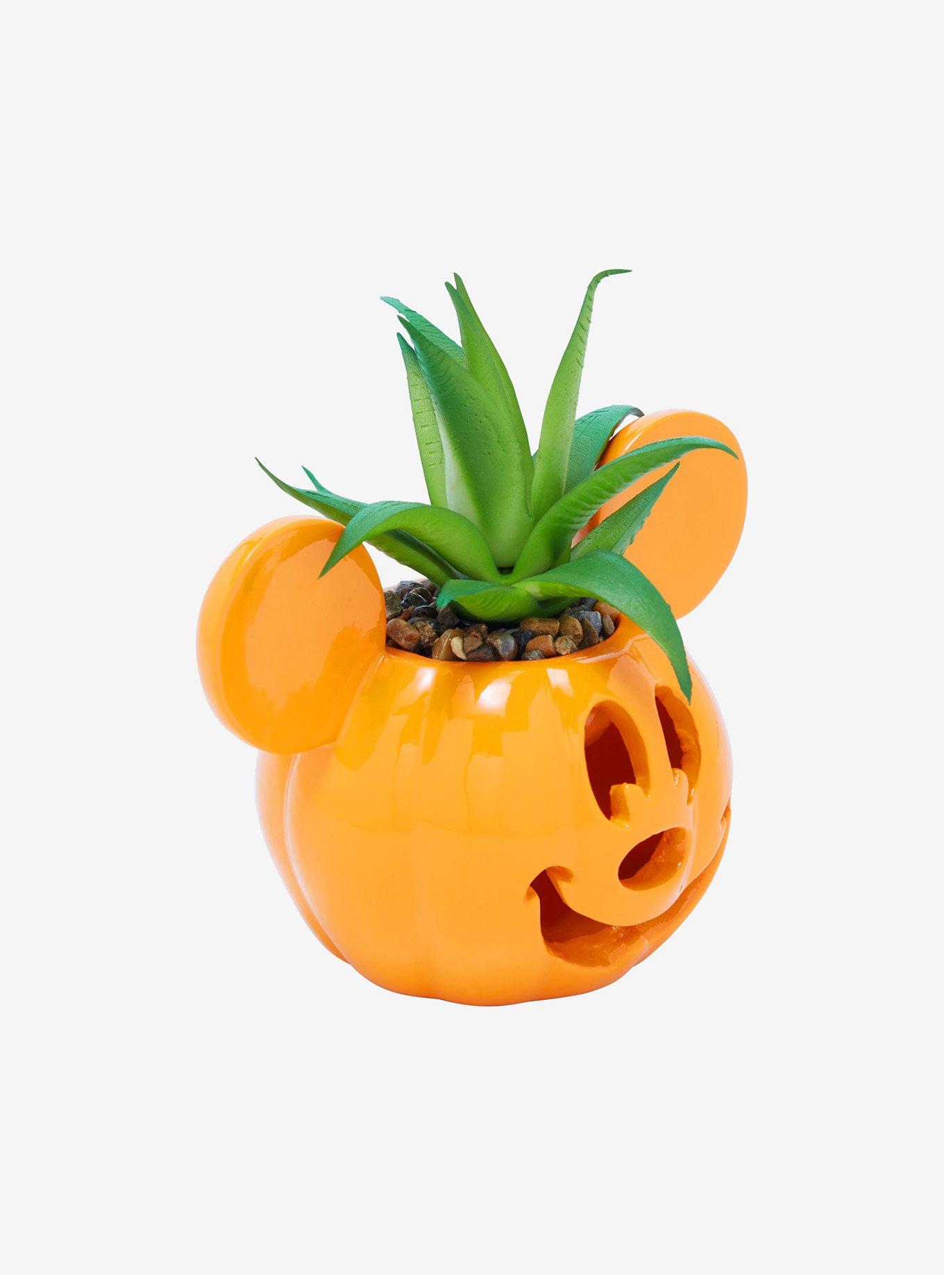 Disney Mickey Mouse Pumpkin Faux Mini Planter, , alternate