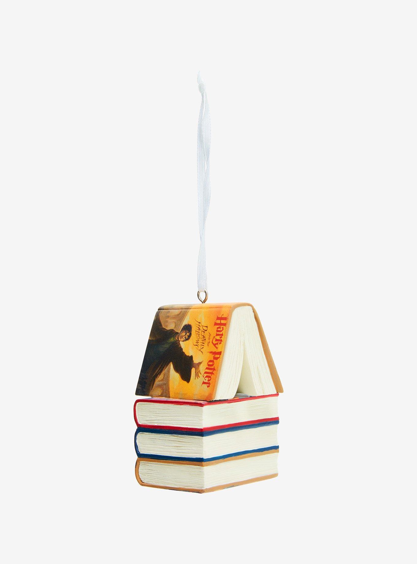 Hallmark Harry Potter Stacked Books With Wand Ornament, , alternate