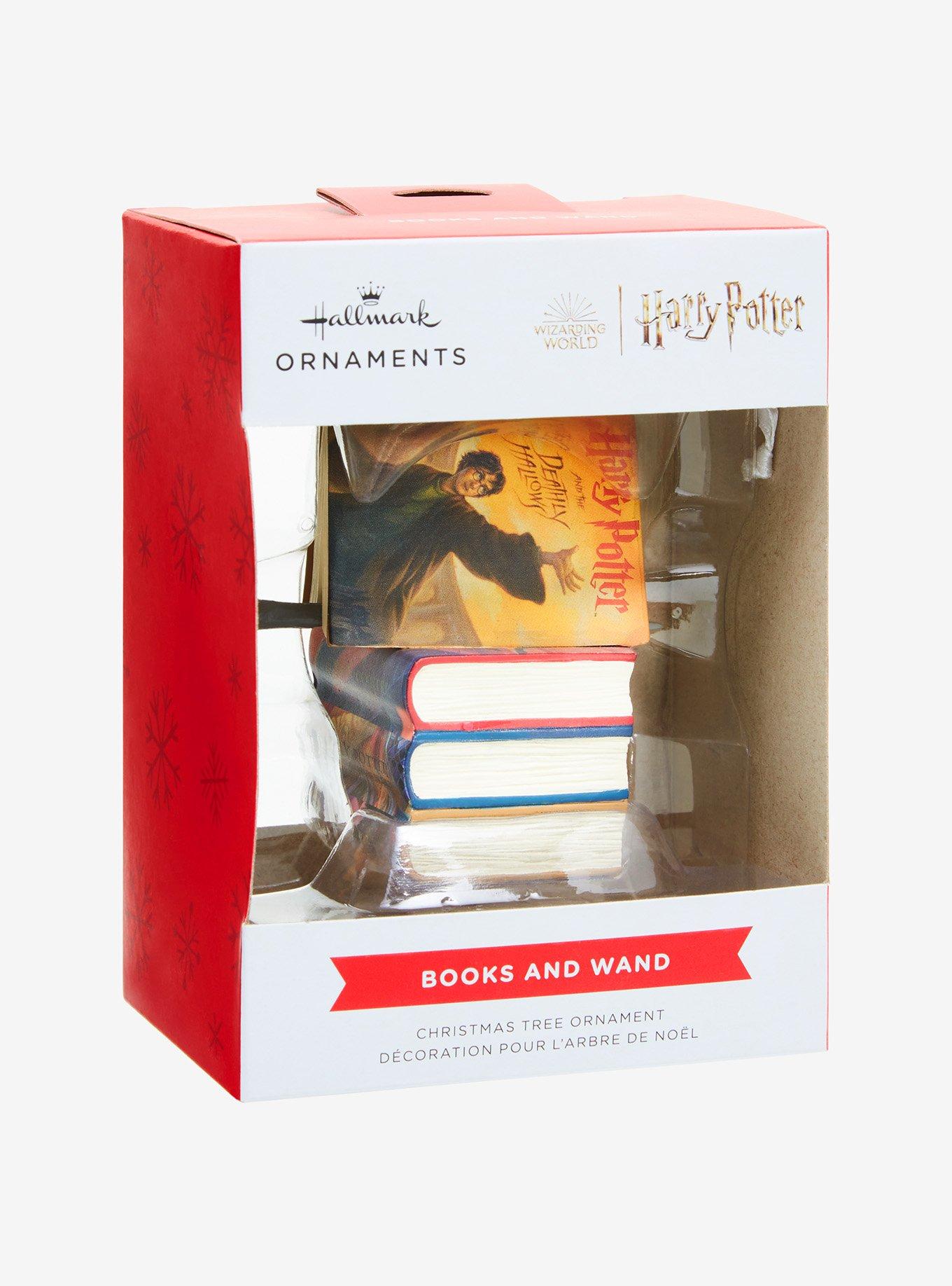 Hallmark Harry Potter Stacked Books With Wand Ornament, , alternate