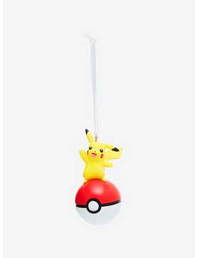 Hallmark Pokemon Pikachu Poke Ball Ornament, , hi-res