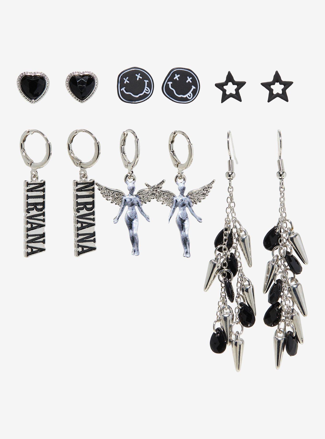 Nirvana Logo Earring Set, , alternate