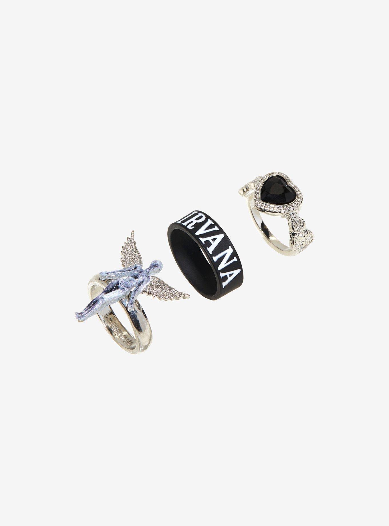 Nirvana In Utero Icons Ring Set, , alternate