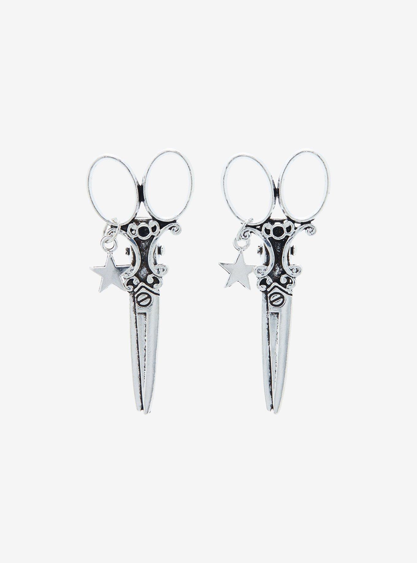 Social Collision Vintage Scissors Hair Clip Set, , alternate
