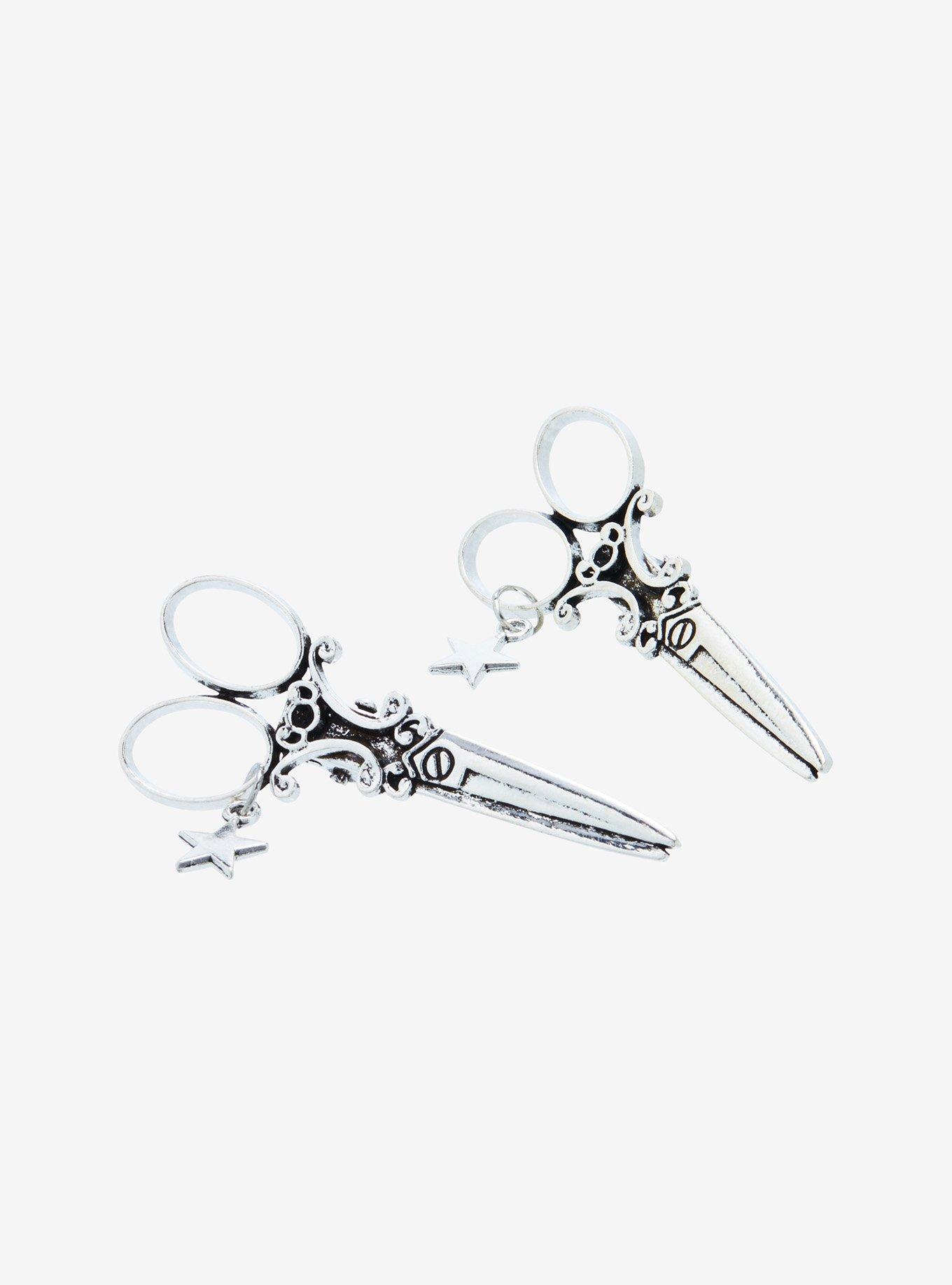 Social Collision Vintage Scissors Hair Clip Set, , alternate