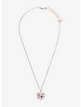 Pink Heart Star Necklace, , hi-res