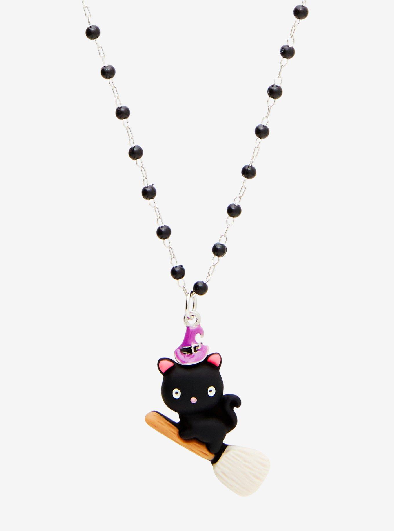 Witch Kitty Necklace, , alternate