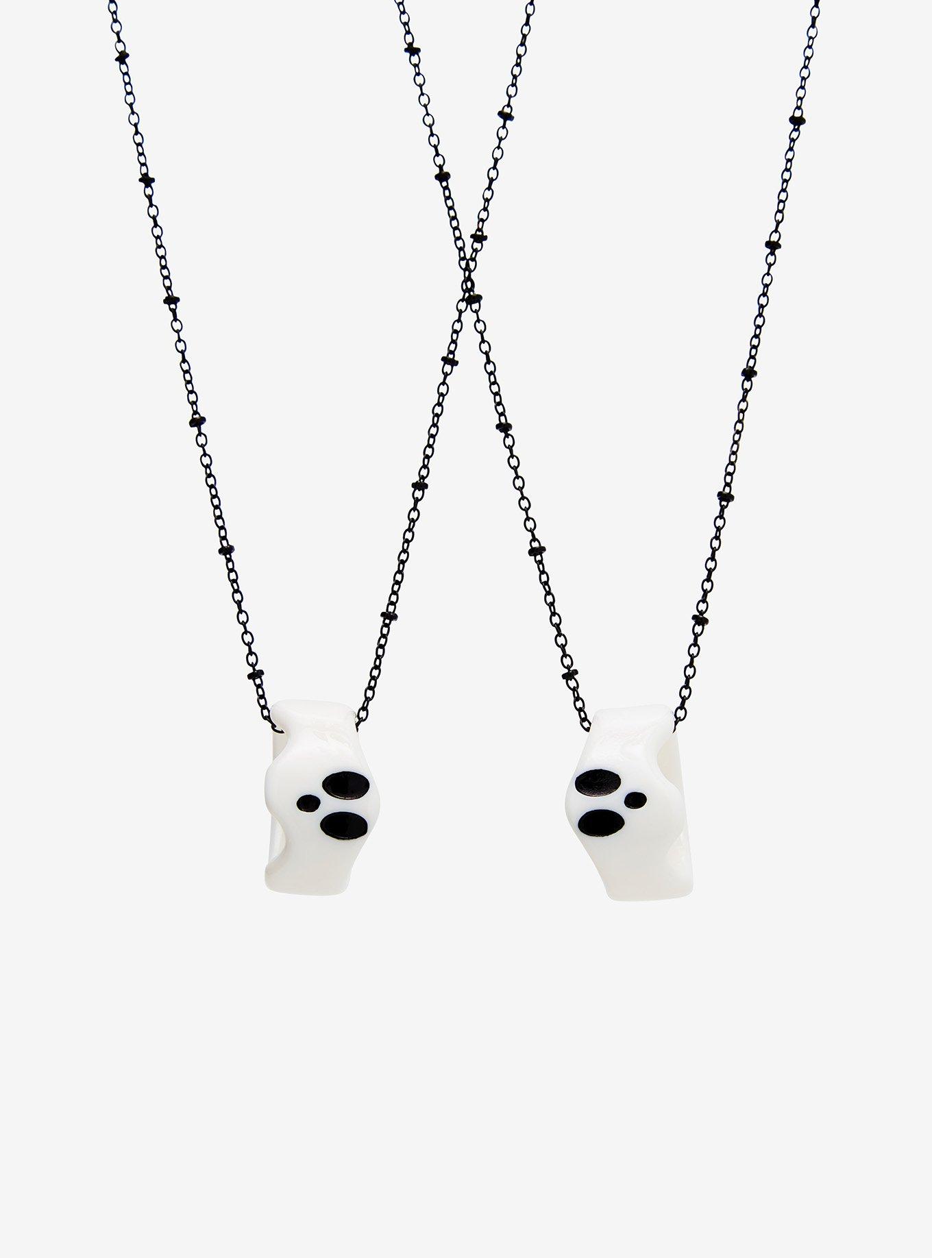 Ghost Ring Best Friend Necklace Set, , hi-res