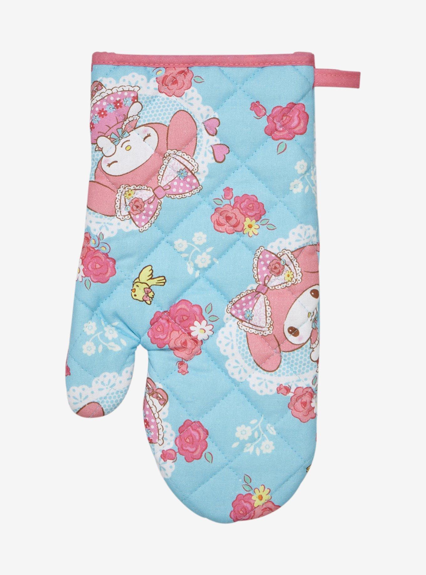 My Melody Floral Oven Mitt, , alternate