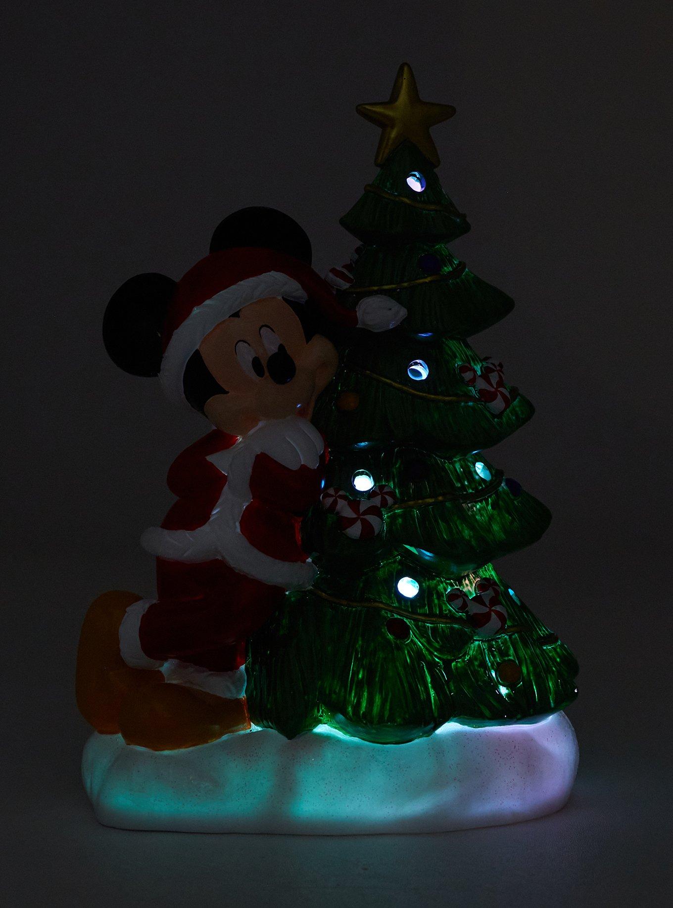 Disney Mickey Mouse Christmas Tree Light-Up Garden Statue, , alternate