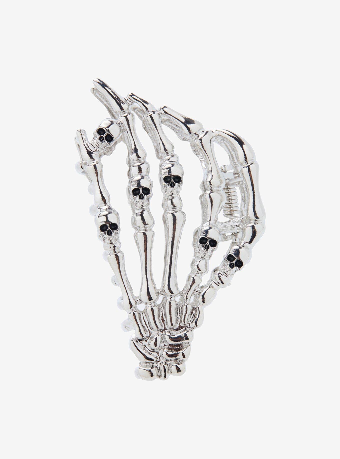 Skeleton Hand Claw Hair Clip, , alternate