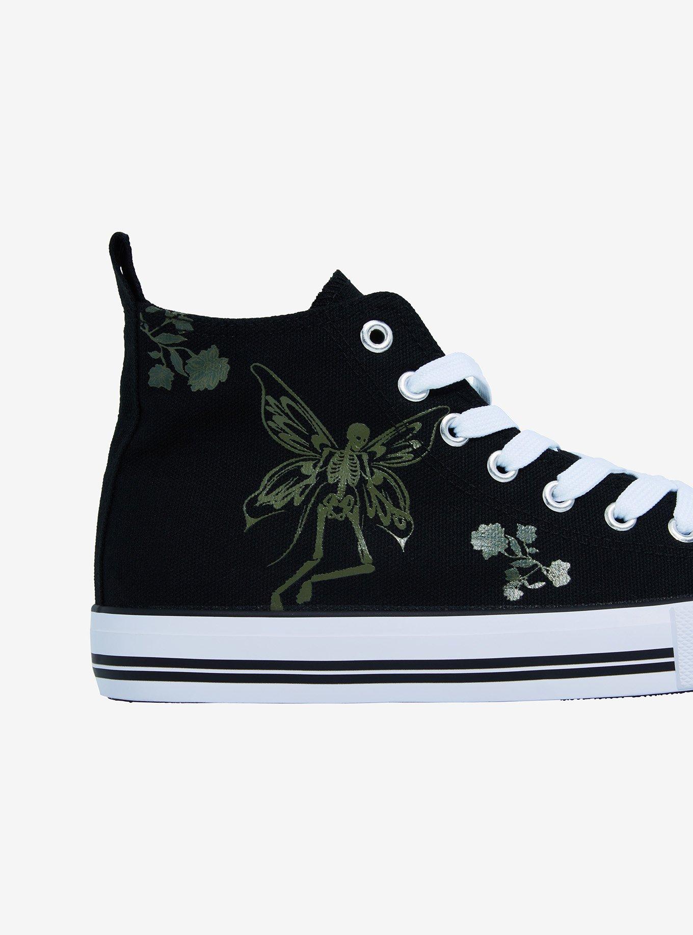 Skeleton Fairy Hi-Top Sneakers, MULTI, alternate