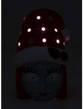 The Nightmare Before Christmas Sally Santa Hat Light-Up Garden Statue, , hi-res