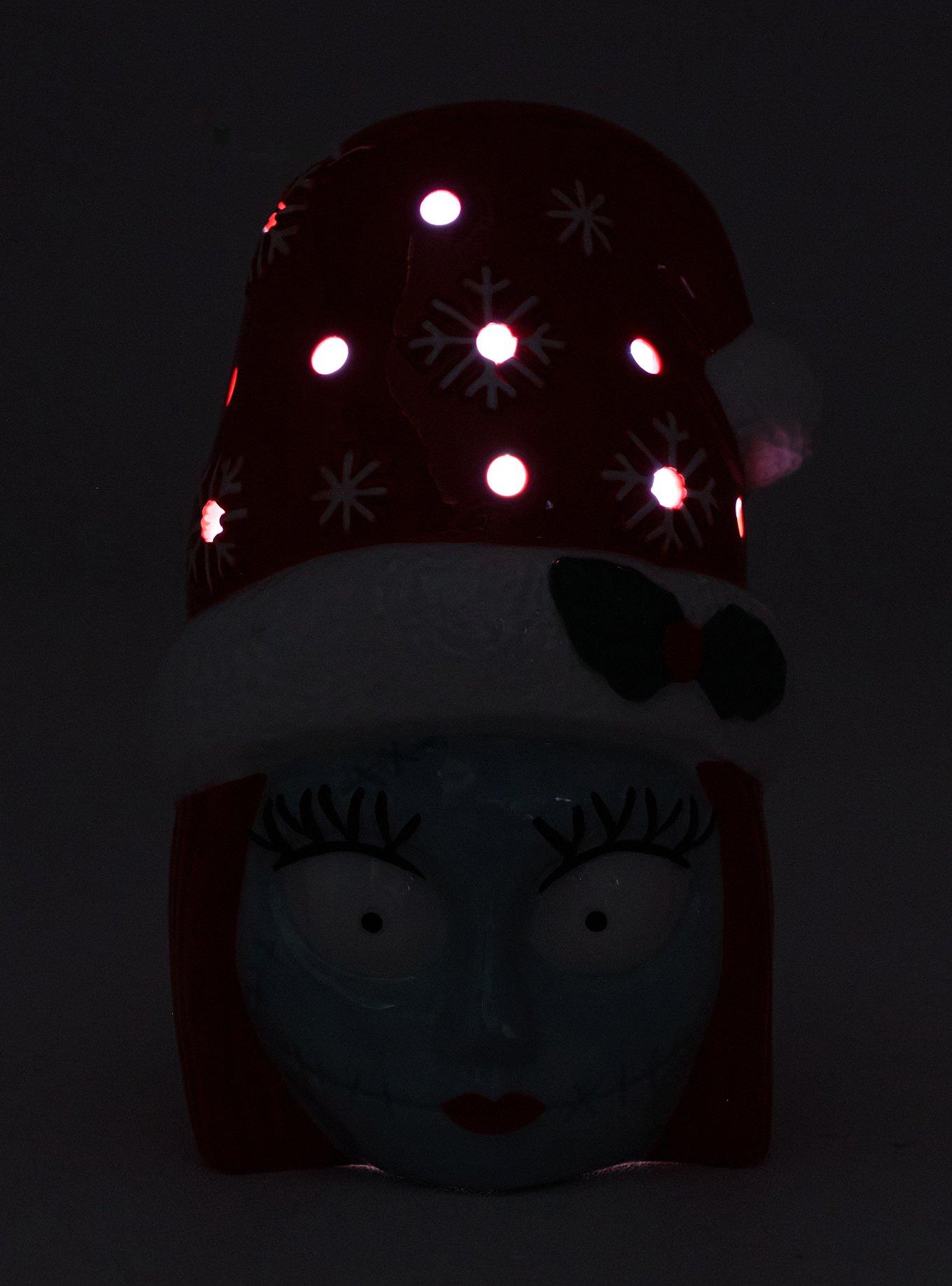 The Nightmare Before Christmas Sally Santa Hat Light-Up Garden Statue, , alternate
