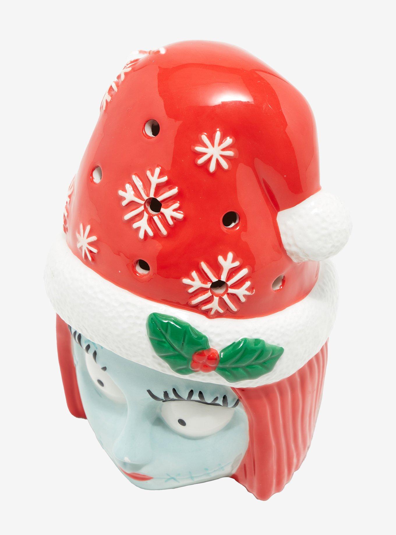The Nightmare Before Christmas Sally Santa Hat Light-Up Garden Statue, , alternate