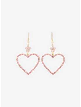 Sweet Society Pink Gem Sakura Earrings, , hi-res