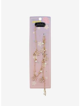 Sweet Society Sakura Pearl Hair Chain Clip, , hi-res