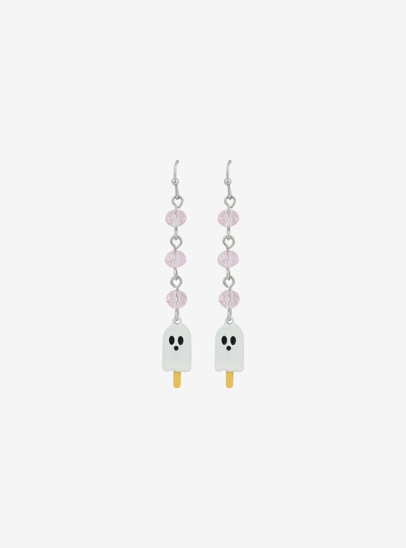 Cosmic Aura Ghost Popsicle Drop Earrings, , alternate