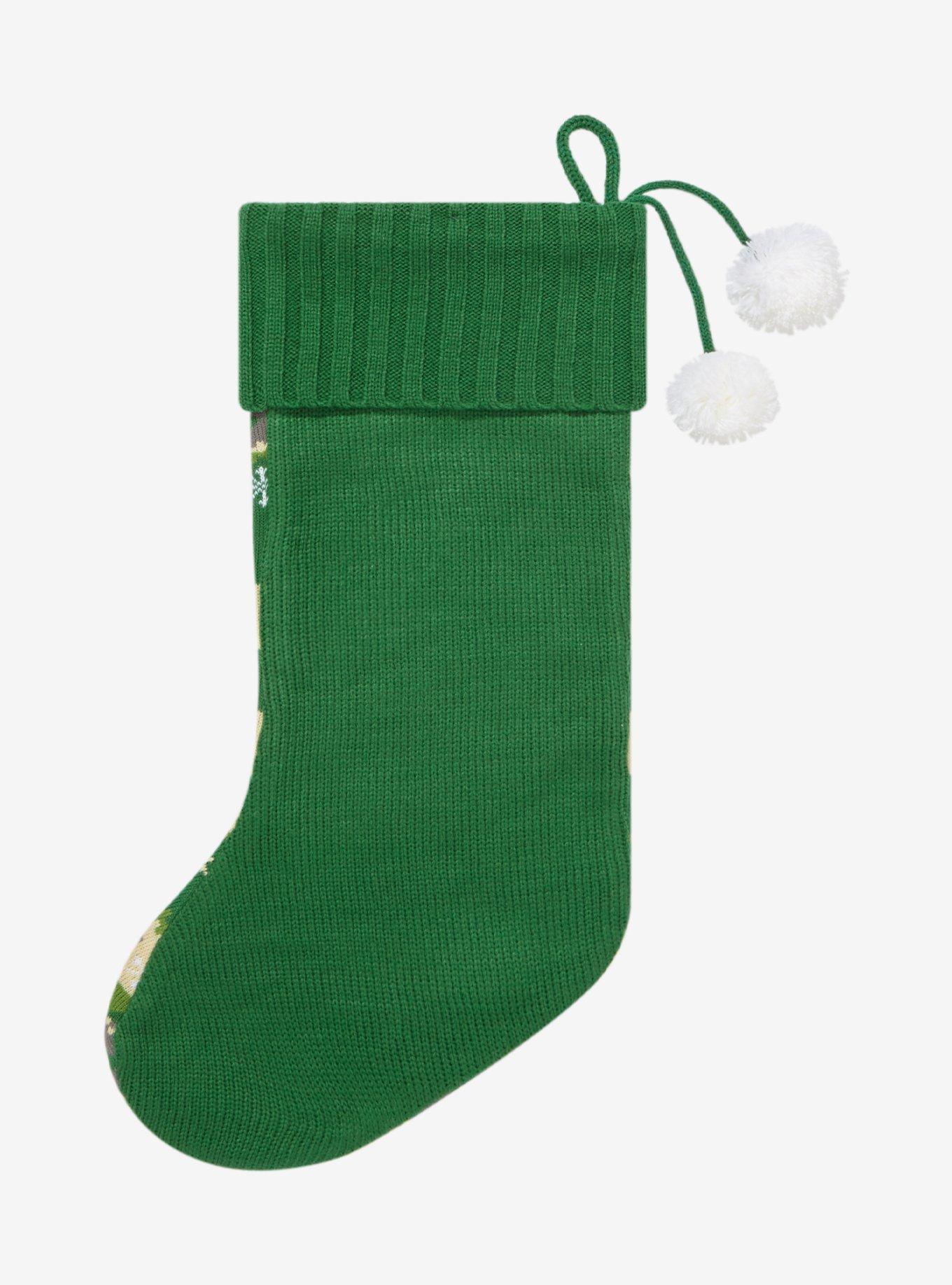 Harry Potter Slytherin Pom Stocking, , alternate