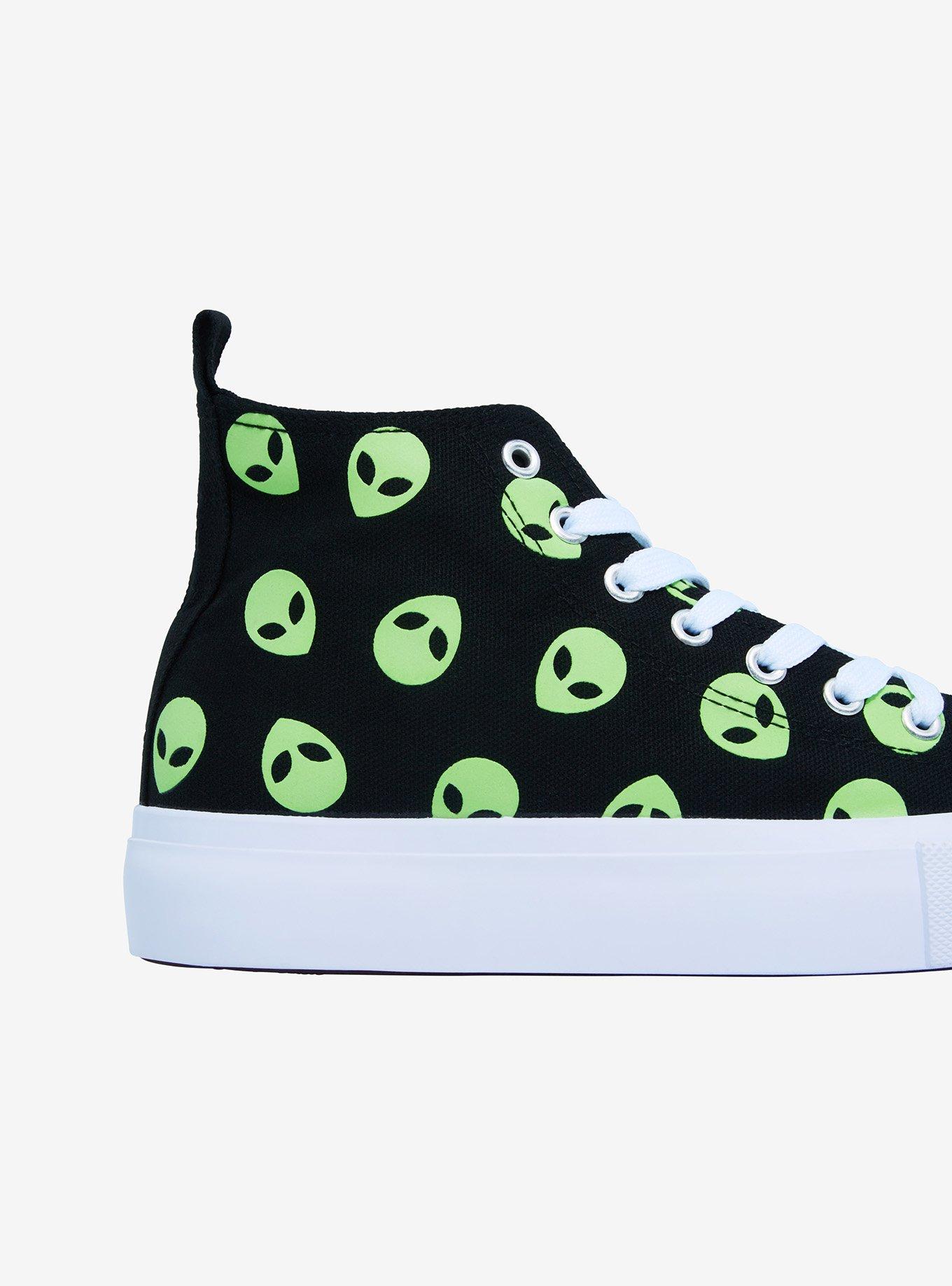 Alien Hi-Top Platform Sneakers, MULTI, alternate