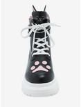 Black Cat Pink Bow Hi-Top Sneakers, MULTI, alternate