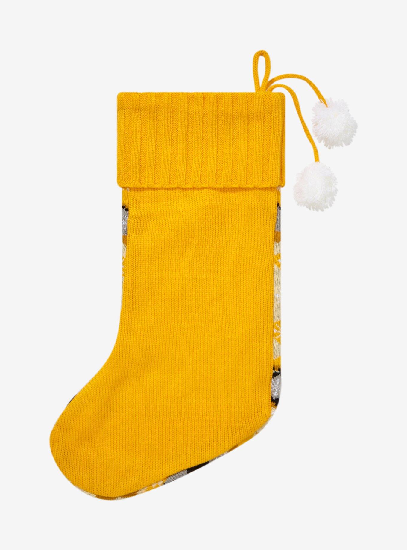 Harry Potter Hufflepuff Pom Stocking, , alternate