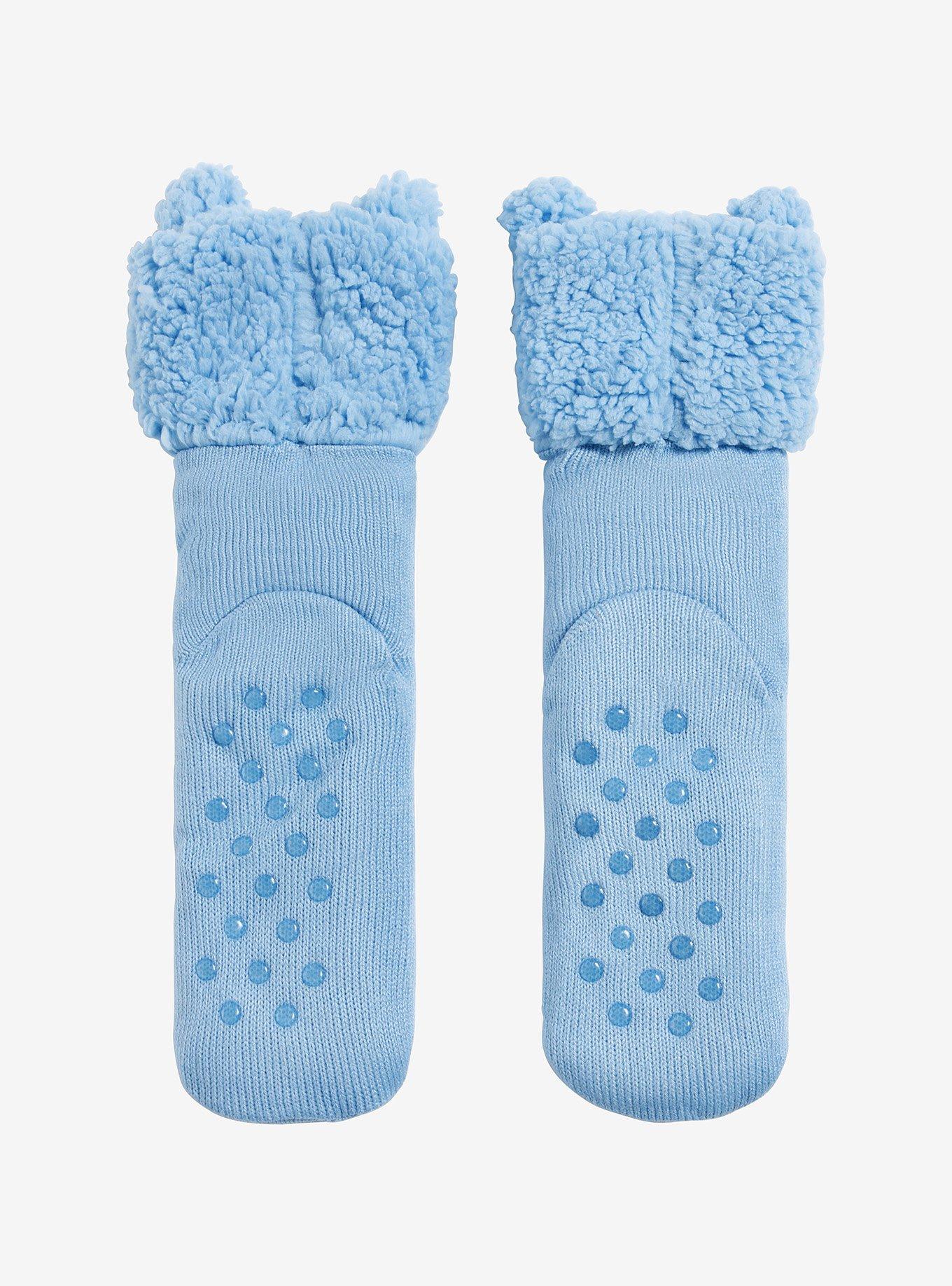 Care Bears Grumpy Bear Fuzzy Cozy Slipper Socks, , alternate