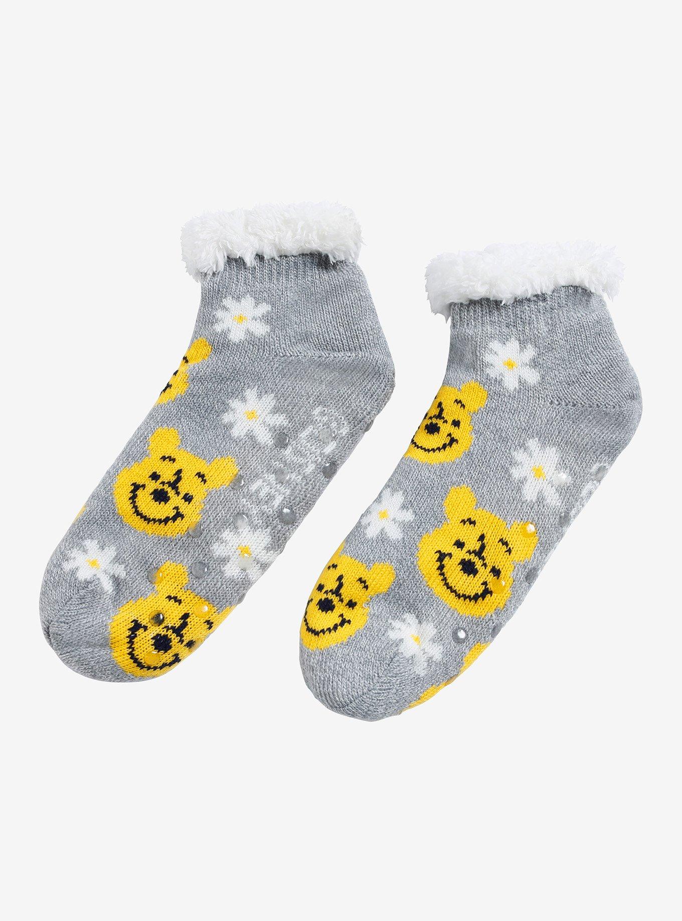 Disney Winnie The Pooh Daisy Cozy Slipper Socks, , alternate