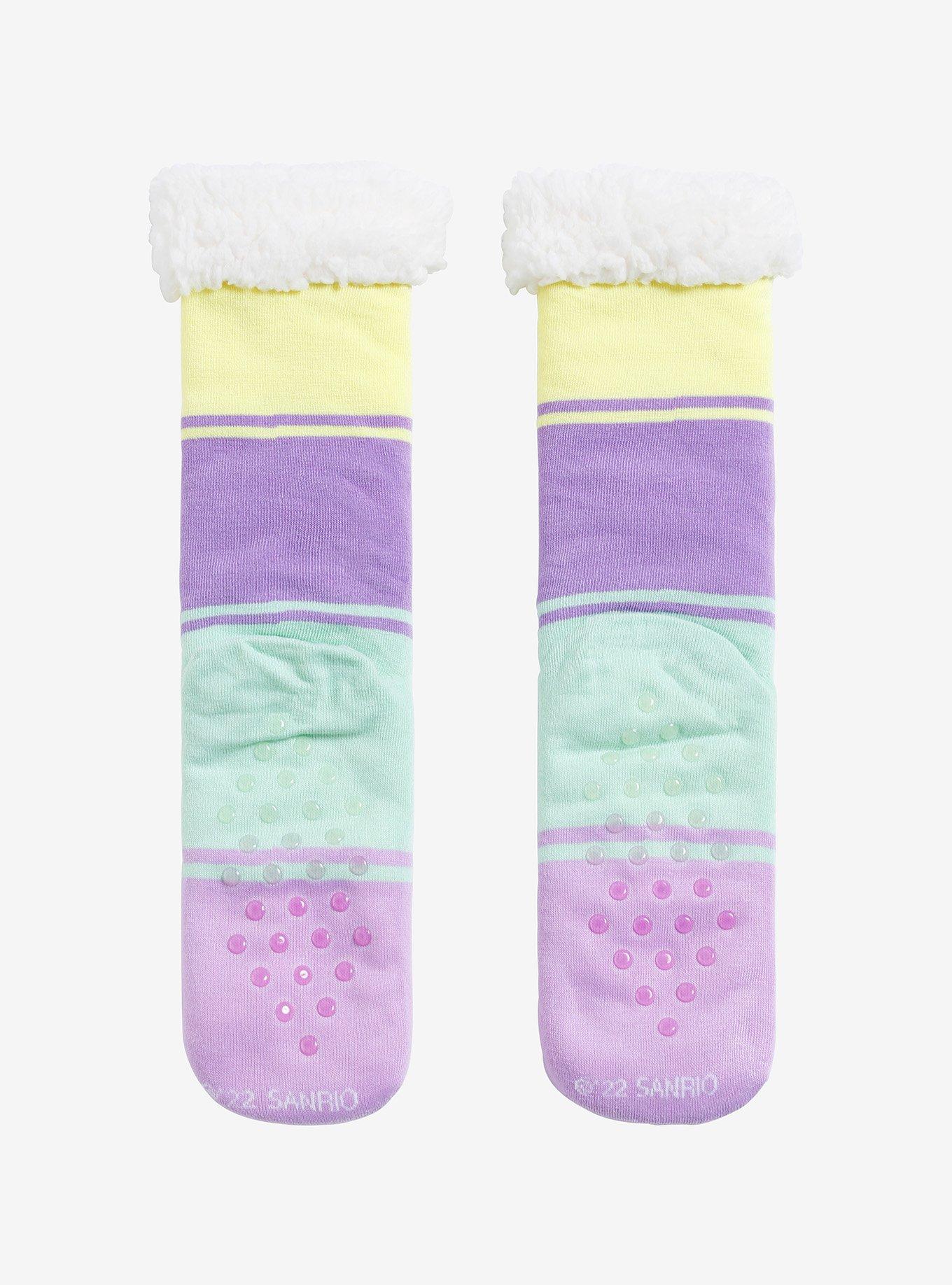 Hello Kitty And Friends Pastel Block Cozy Slipper Socks, , alternate