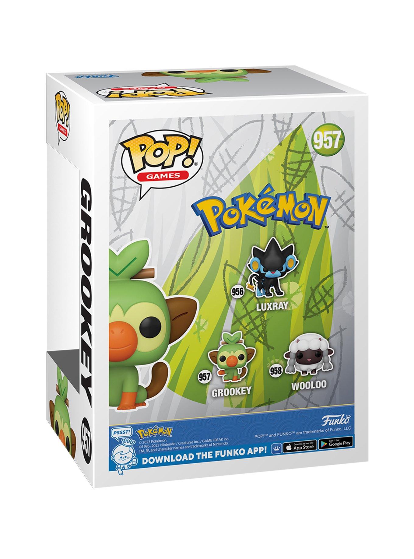 Funko Pop! Games Pok&eacute;mon Grookey Vinyl Figure, , alternate