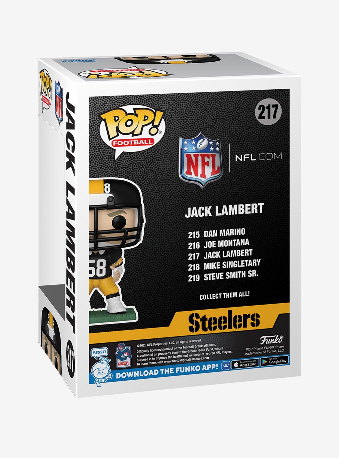 Funko Pop! Football Pittsburgh Steelers Jack Lambert Vinyl Figure, , alternate