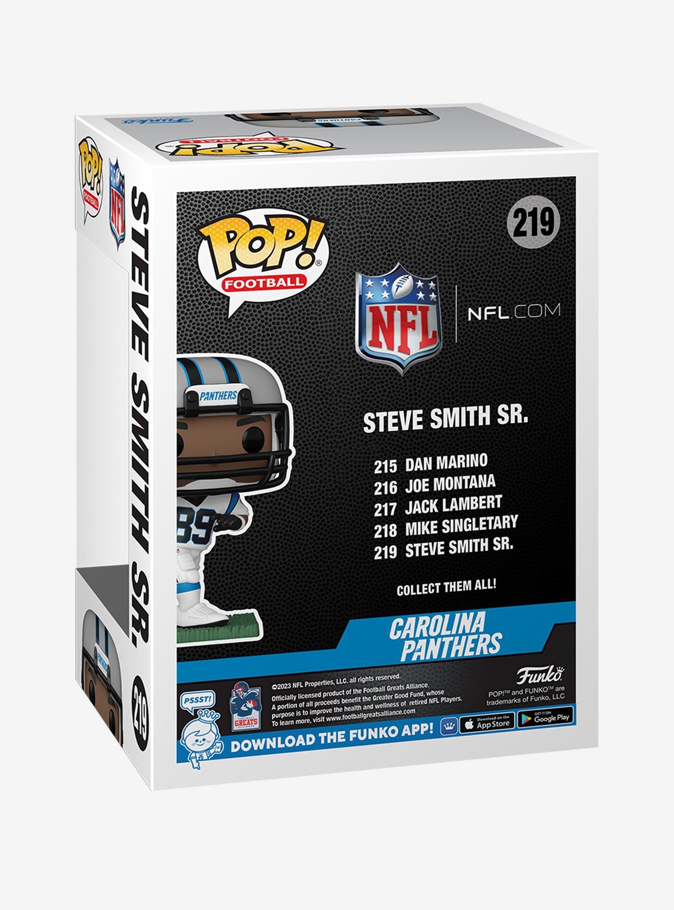 Funko Pop! Football Carolina Panthers Steve Smith Sr. Vinyl Figure, , alternate