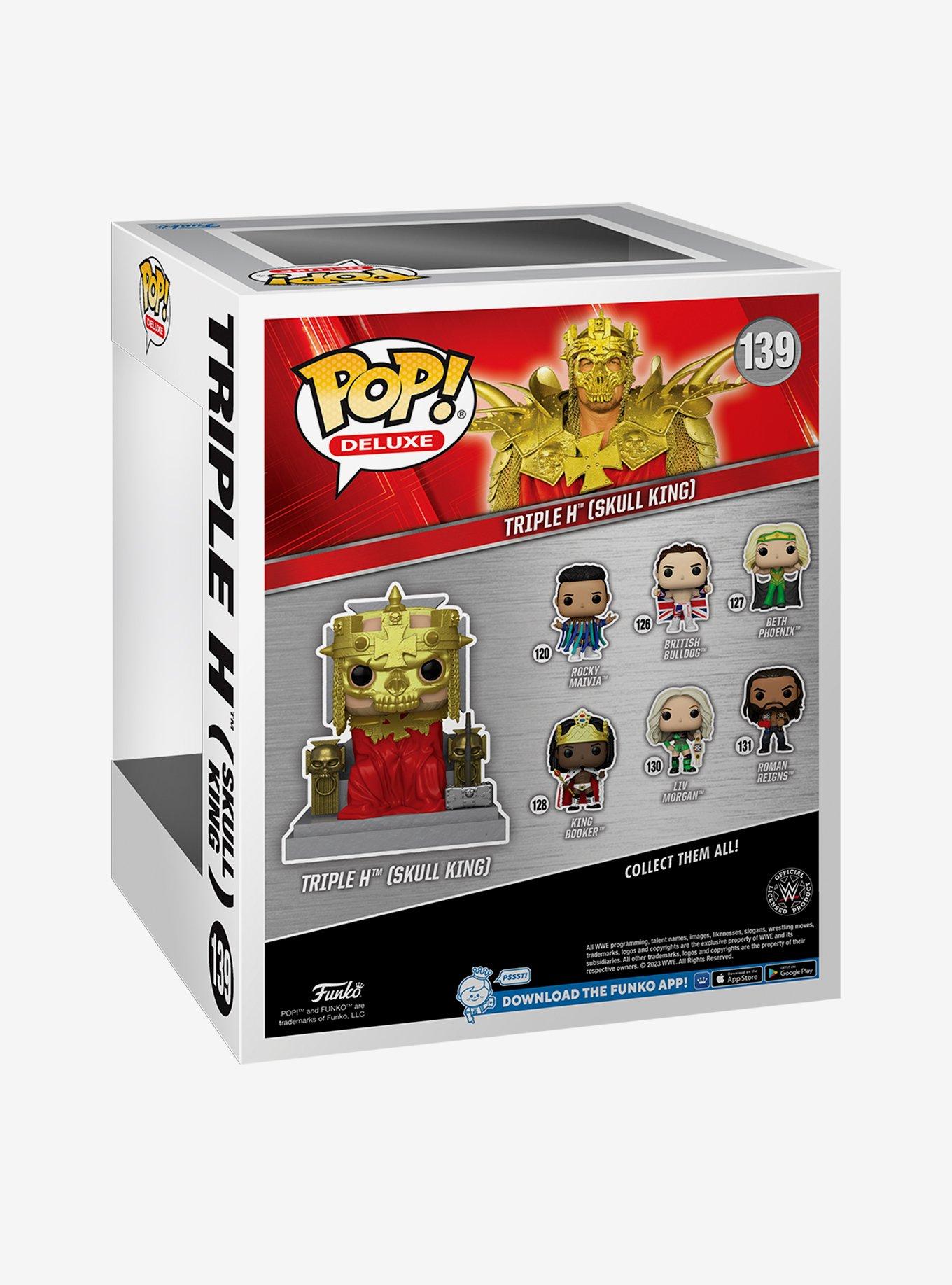 Funko Pop! Deluxe WWE Triple H (Skull King) Vinyl Figure, , alternate