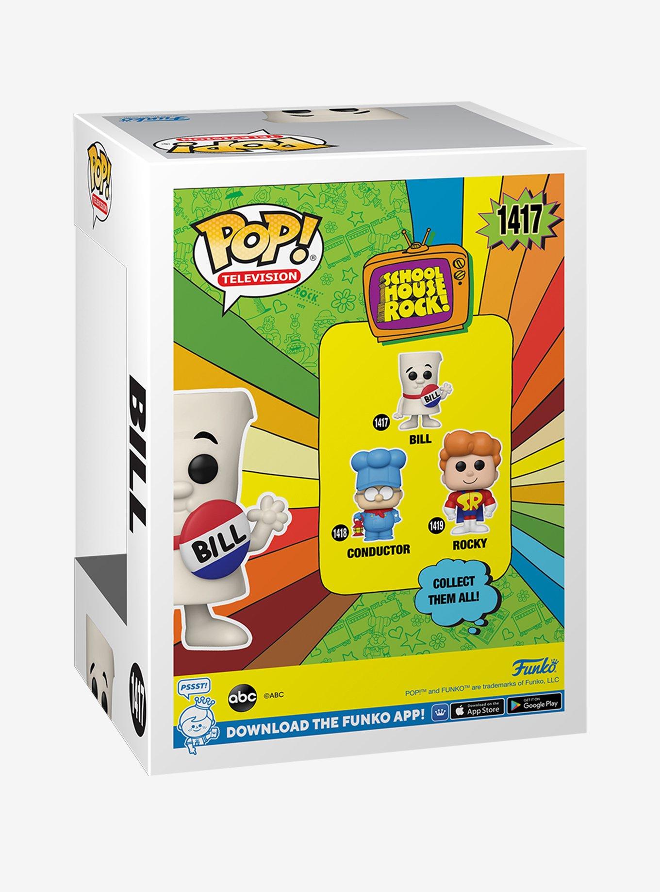 Funko Pop! Television School House Rock Bill Vinyl Figure, , alternate