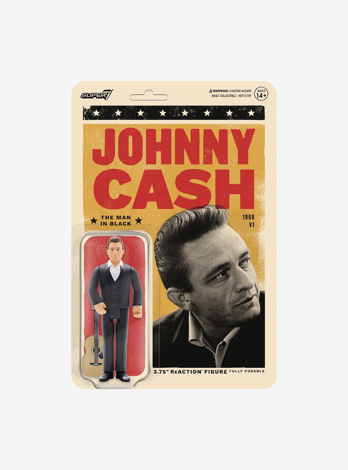 Super7 ReAction Johnny Cash Action Figure, , alternate
