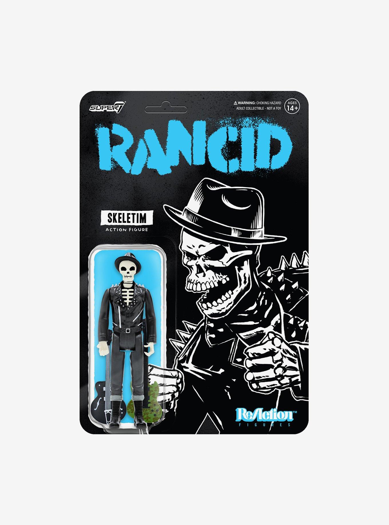 Super7 ReAction Rancid SkeleTim Action Figure, , alternate