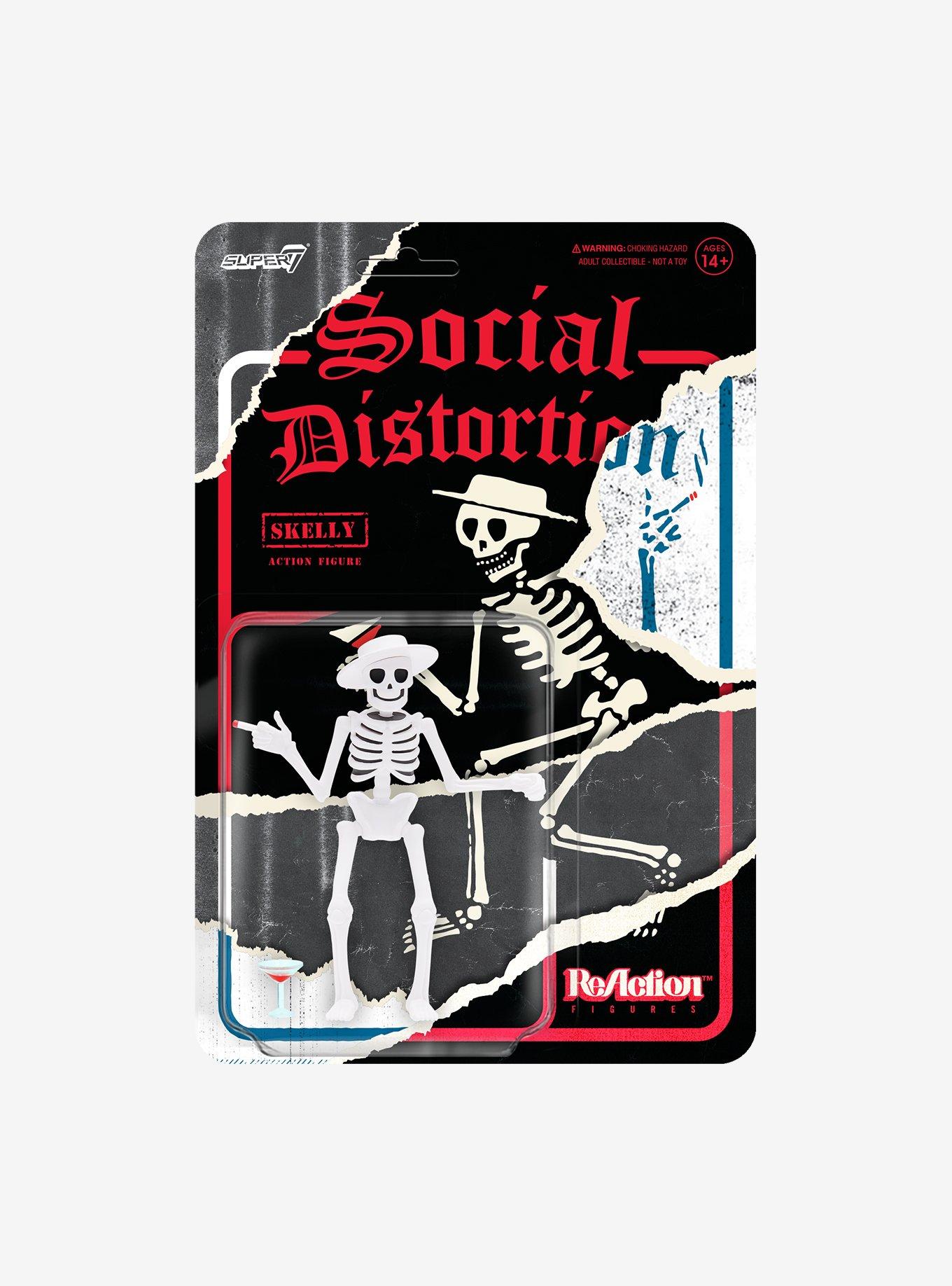 Super7 ReAction Social Distortion Skelly Action Figure, , alternate