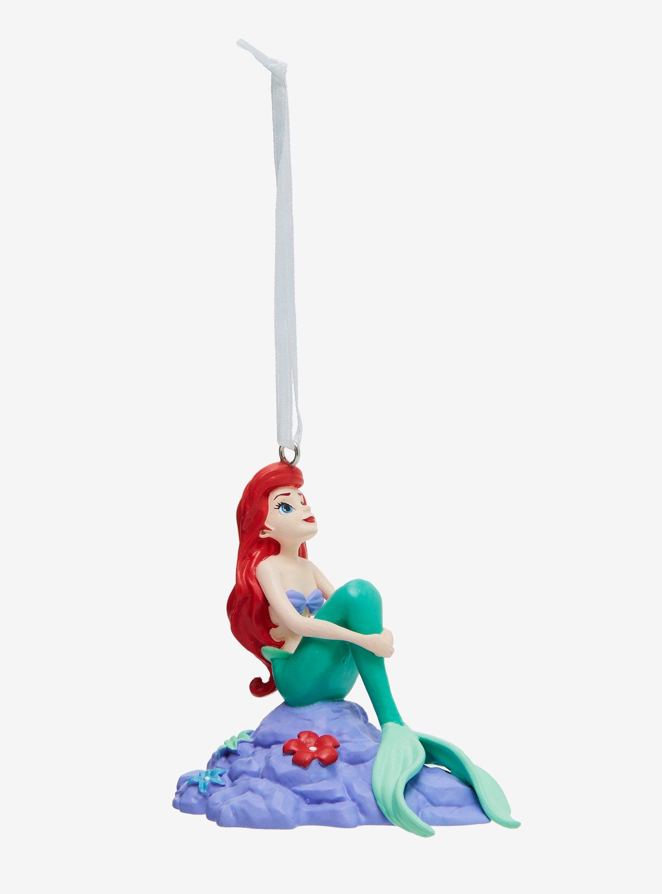 Hallmark Ornaments The Little Mermaid Ariel Sitting Figural Ornament, , alternate