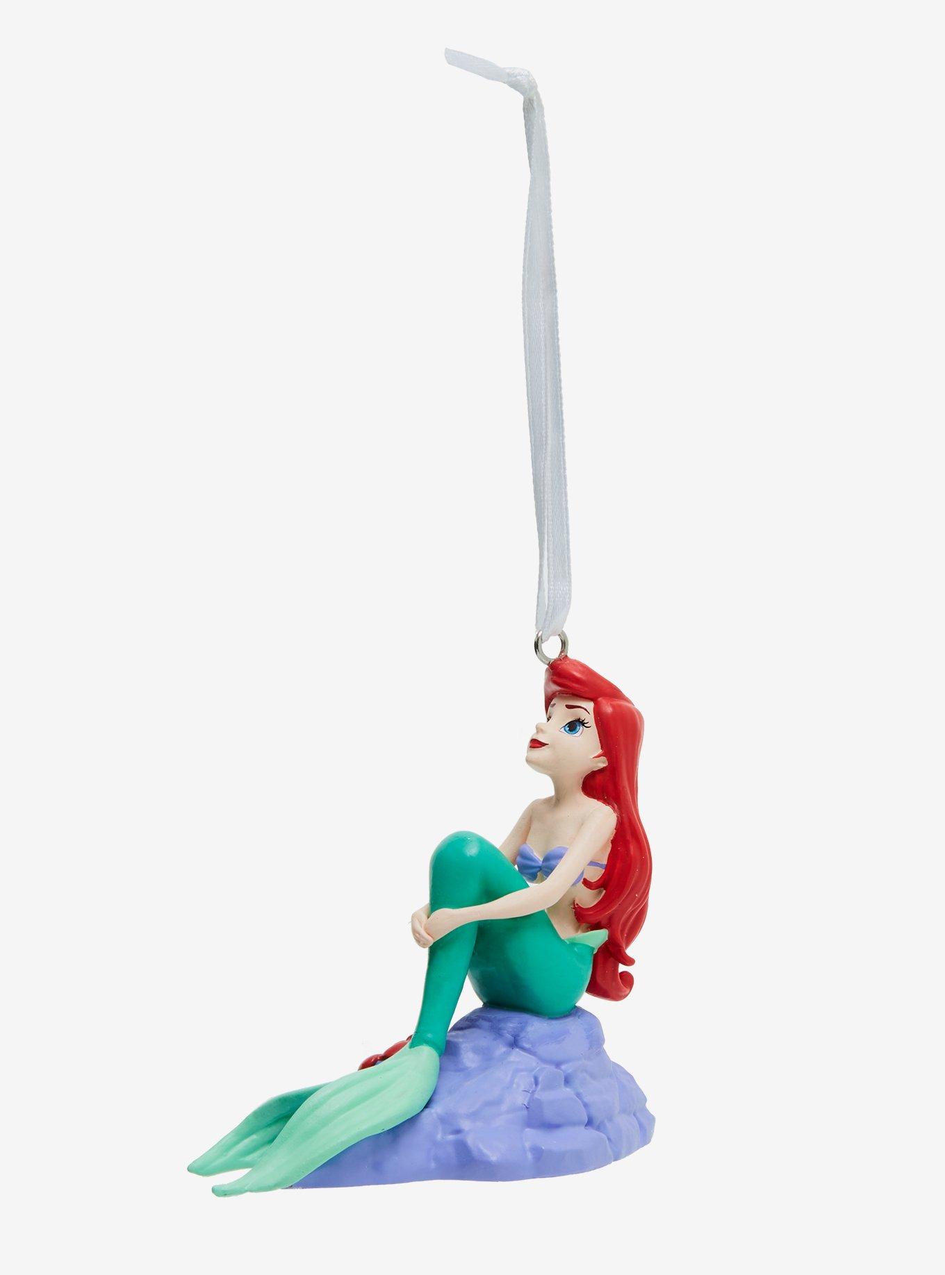 Hallmark Ornaments The Little Mermaid Ariel Sitting Figural Ornament, , alternate