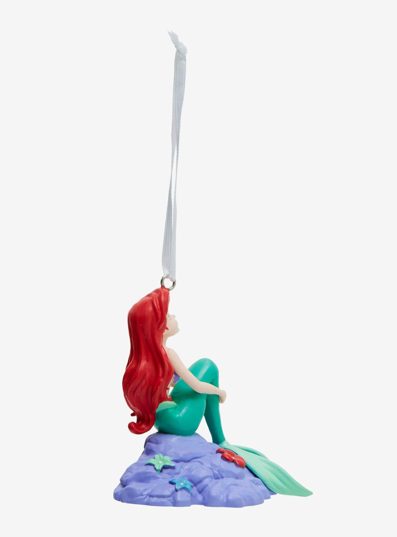 Hallmark Ornaments The Little Mermaid Ariel Sitting Figural Ornament, , alternate