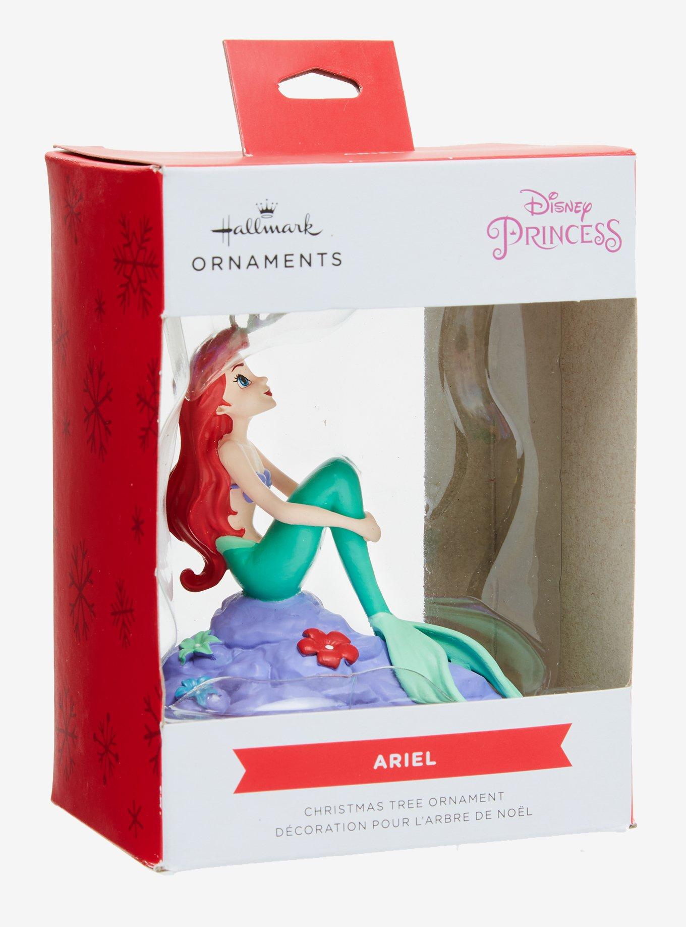 Hallmark Ornaments The Little Mermaid Ariel Sitting Figural Ornament, , alternate