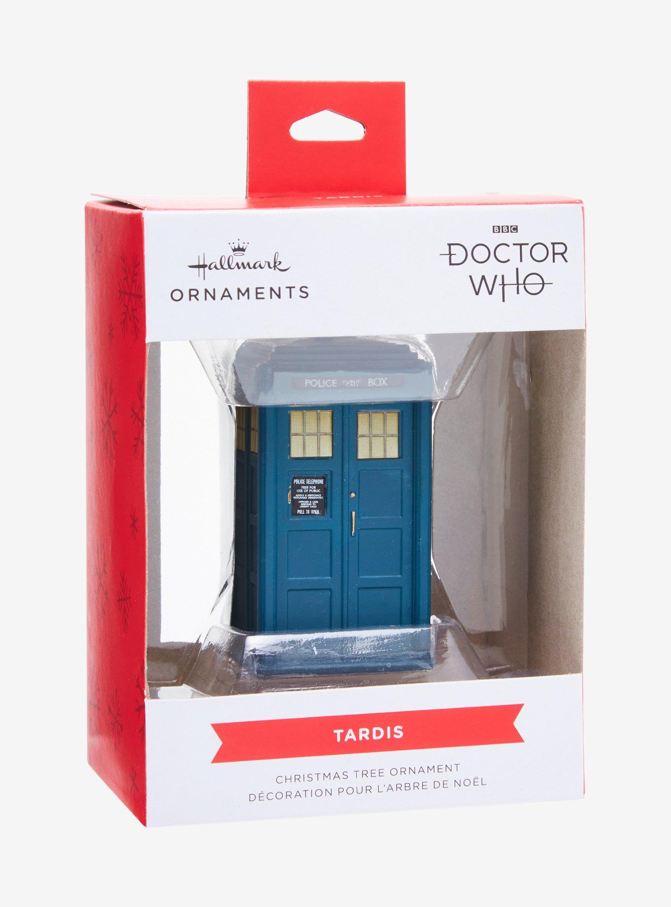 Hallmark Ornaments Doctor Who TARDIS Figural Ornament, , alternate