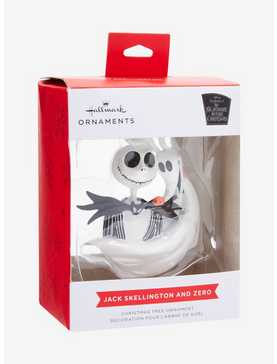 Hallmark Ornaments Disney The Nightmare Before Christmas Jack Skellington & Zero Ornament, , hi-res