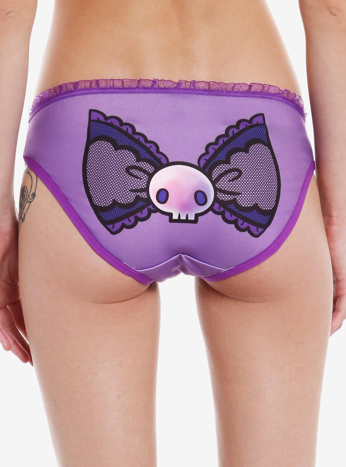 Kuromi Purple Bow Panty, MULTI, alternate